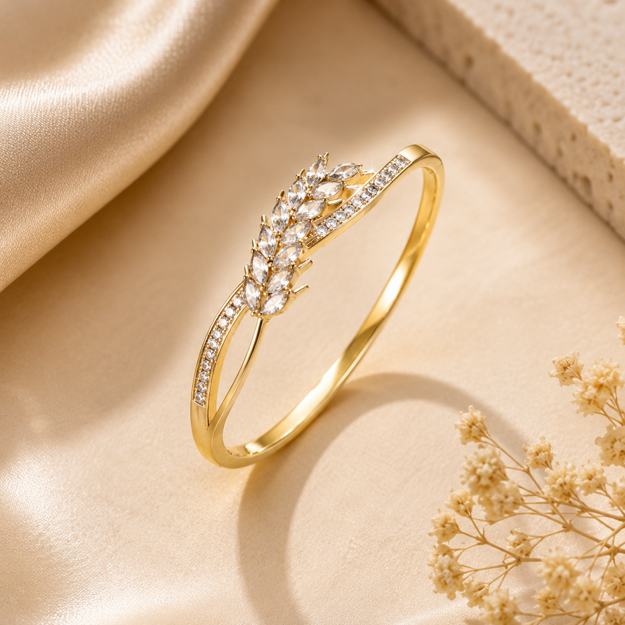 Bracelet Feuille Éclat