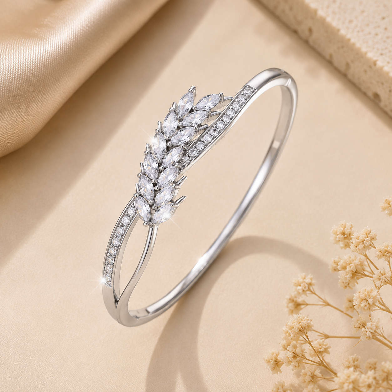 Bracelet Feuille Éclat