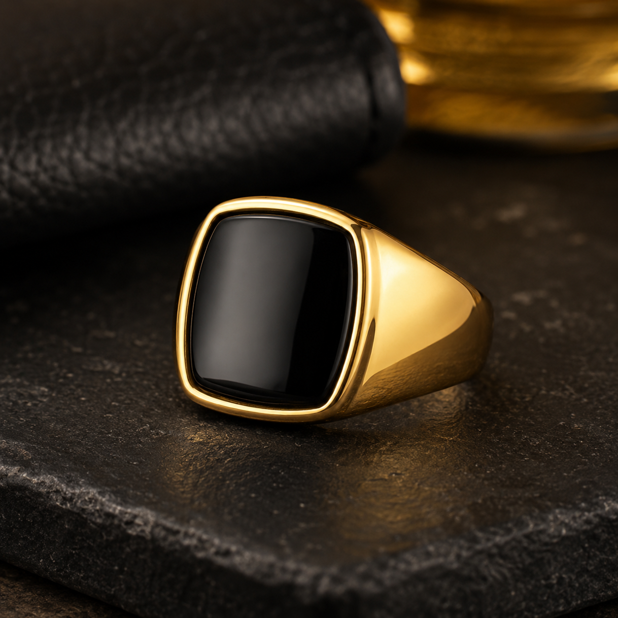 Bague Sceau Onyx